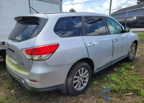 2013 Nissan Pathfinder из США, поврежденный, VIN 5N1AR2MN0DV676217